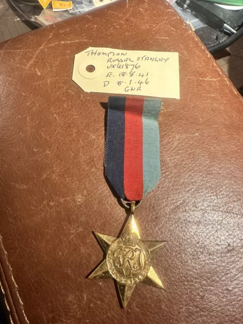 Ww2 Australian Army Service Medal, Russel Stanley Thompson Vx61876