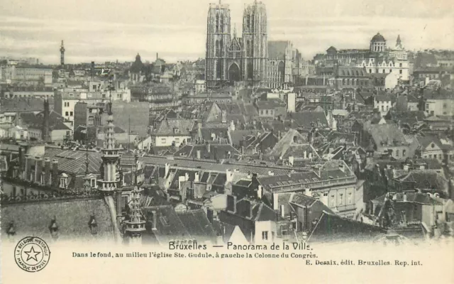 BELGIQUE BRUXELLES panorama