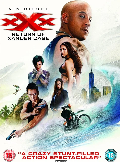 XXX XXX PART 3 RETURN OF XANDER CAGE Blu Ray Vin Diesel Movie  