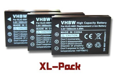 Kodak Batterie pour KODAK EASYSHARE KLIC-5001  ACCU 