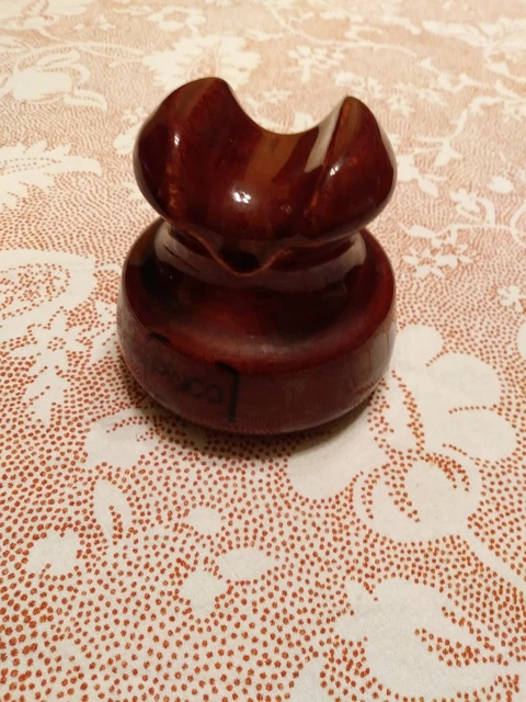 Vintage Ceramic Pinco Electrical Insulator, Porcelain, Wire