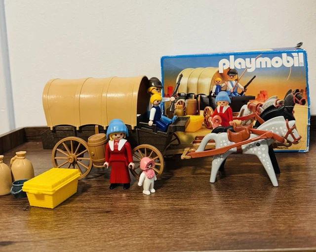 PLAYMOBIL 3278 VAGÓN Cubierto 1992 Pionero Hecho en Alemania en