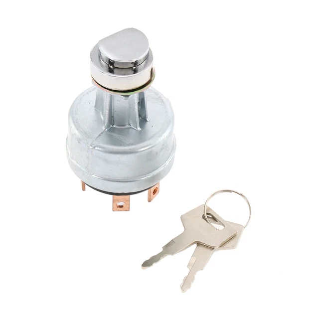 1PCS 6 PIN Ignition Starter Switch With Two Keys For Takeuchi Excavator