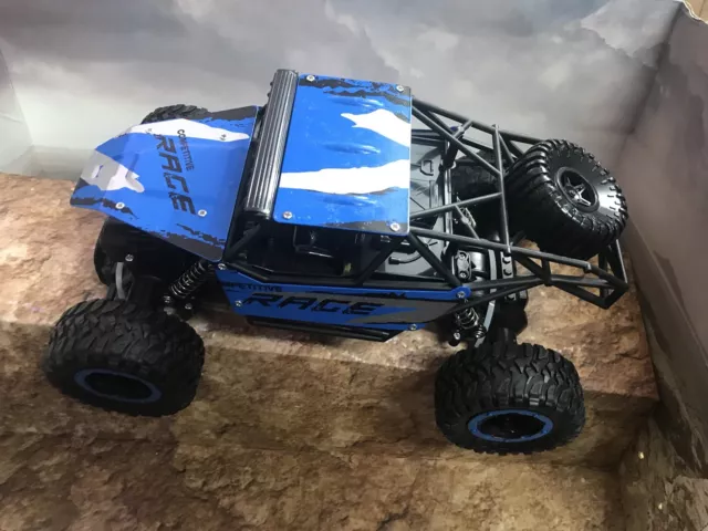 Riesige Rc Auto Fernbedienung Monster Lkw 4Wd Rock Crawler 2,4Hz 26 Cm Rc Spielzeug Uk 2