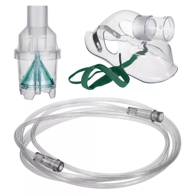 Kit pour Inhalateur Masque, Nébuliseur, Tube Traitement de l'asthme, des rhumes
