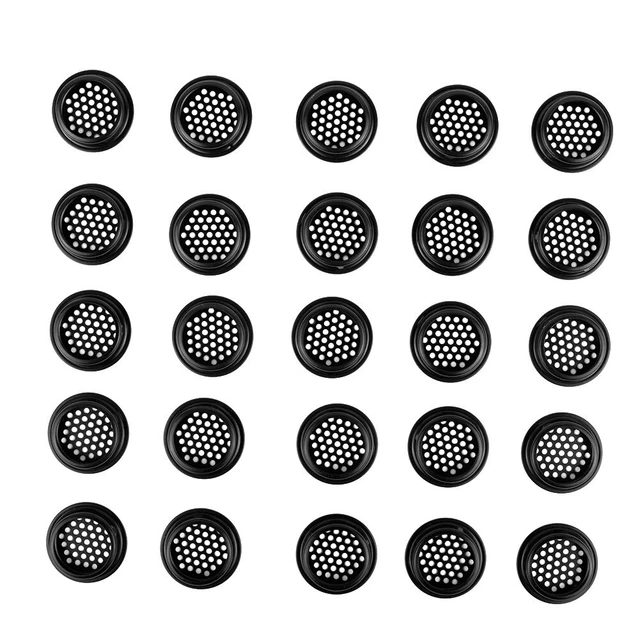 Ventilation Échappement Aération Rond Acier Inoxydable 25Pcs Armoire Air Tuyau
