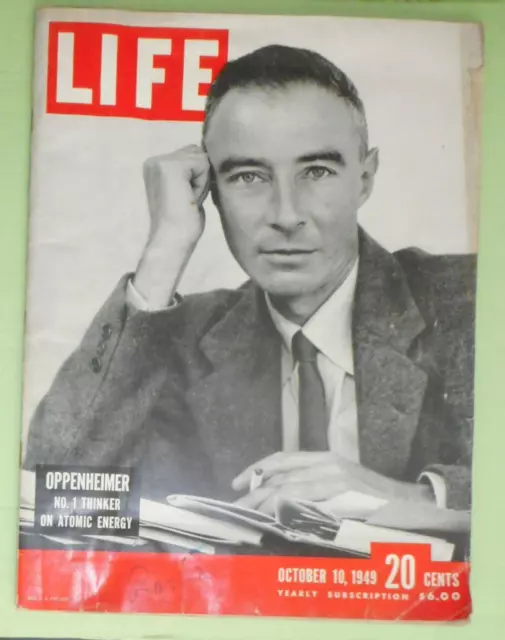 Life Magazine , 10Th October 1949, Oppenheimer, Marilyn Monroe, Joe  Dimaggio