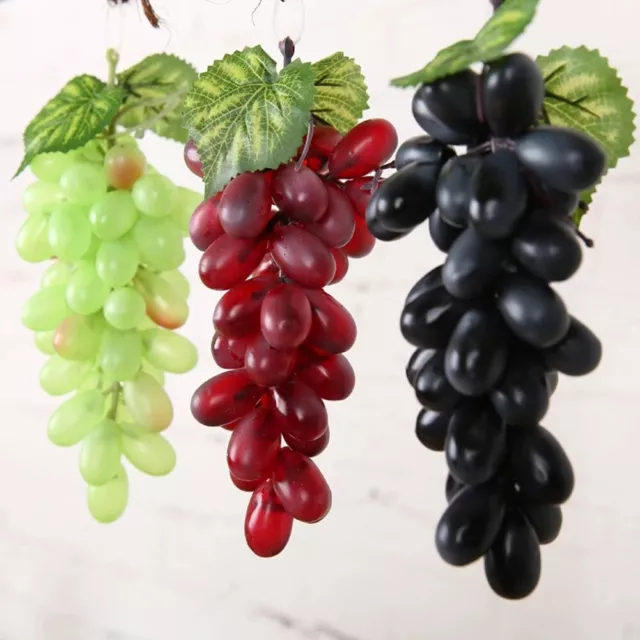 Giocare Giocattoli Finto Frutta Uva Casa Artificiale Decorazione Eliche Grappolo