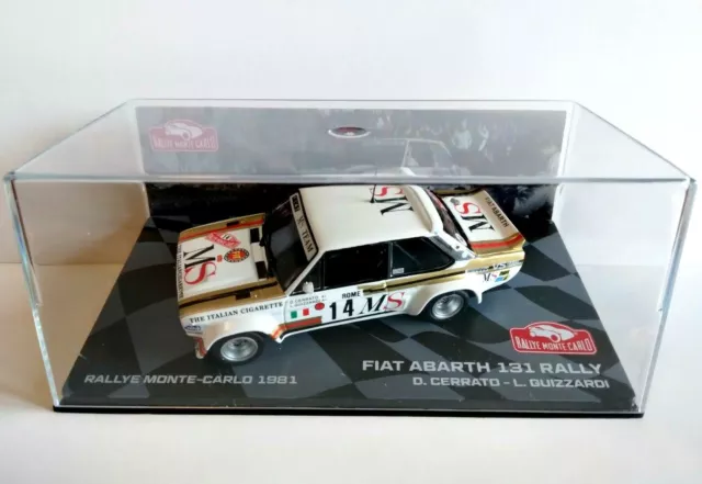 DIE CAST  FIAT ABARTH 131 RALLY RMC 1981 D. CERRATO - Scala 1/43