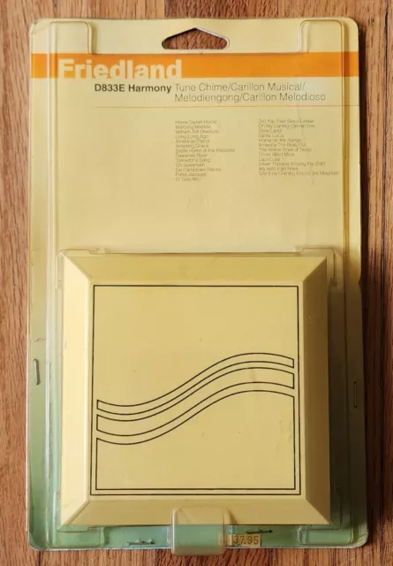 Friedland D833E Harmony Tune Chime/ Carrillon Musical NOS
