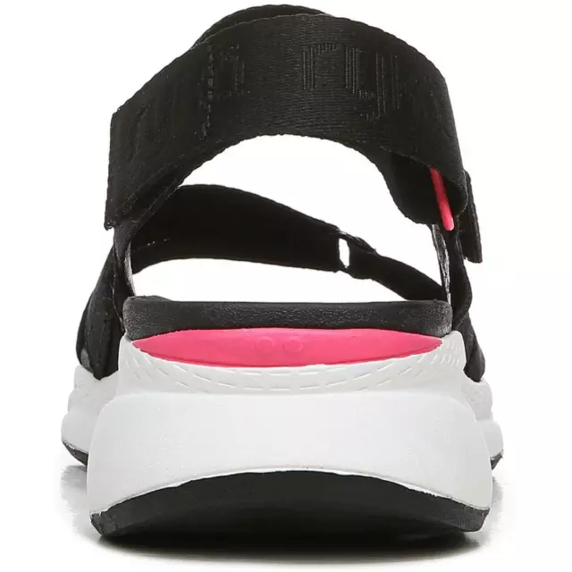 RYKA WOMENS BETTER Half Black Slingback Sandals Shoes 6.5 Medium (B,M ...