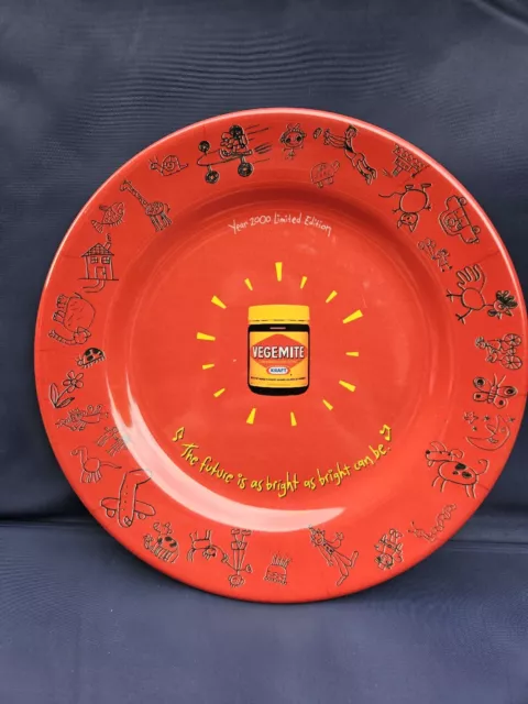 Vintage 2000 Vegemite Melamine Plate Limited Edition