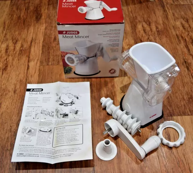 Judge Meat Mincer Worktop Mince Maker TC320 Boxed VGC Simple to Clean