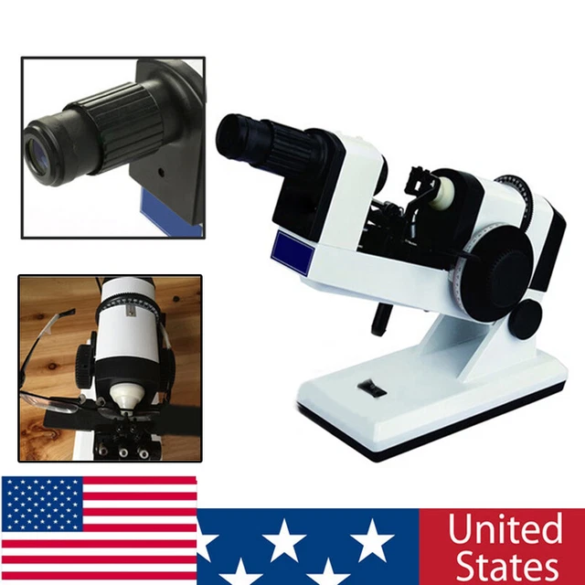 Manual Lensmeter Focimeter Lensometer Optometry Optic Machine 110V AC/DC A++