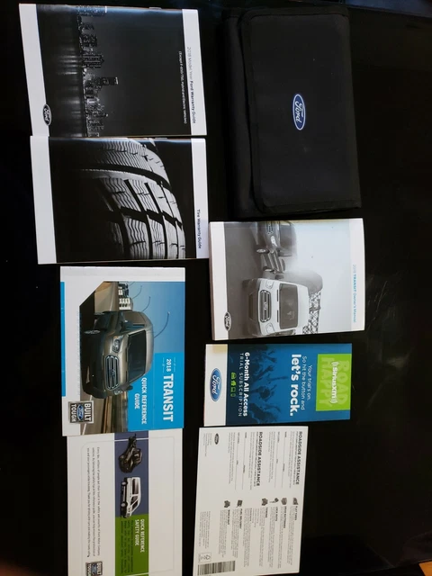 Genuine Ford Leather Owner's Manual Case For Truck & Car Operators Guide
