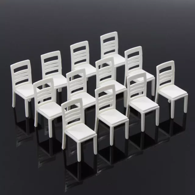 12pc Model Train Railway Leisure Chair Settee Bench Scenery 1:25 G Scale ZY15025