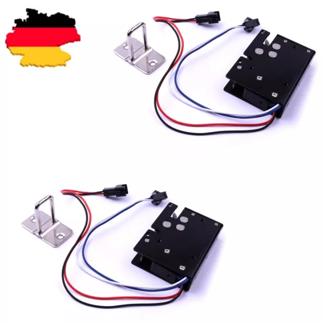 2XElektromagnet Schloss Elektromagnetische Verriegelung Türriegel Schloss DC12V