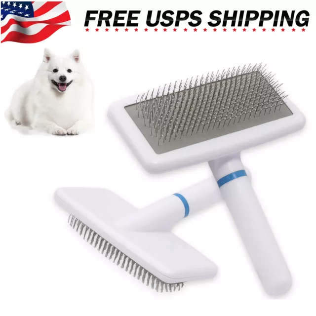 Pet Grooming Brush Shedding Brush for Dog Cat Massage Tool Help Remove Tangles
