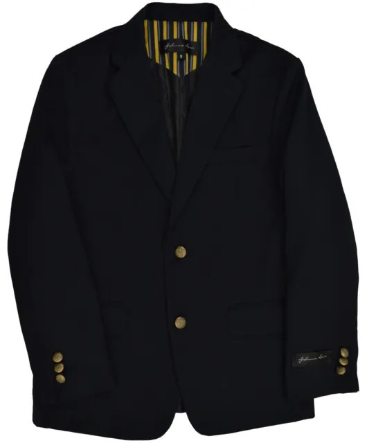 JL30 Johnnie Lene Dress Up Boys' Navy Blazer Jacket  Sizes Toddler to Teens