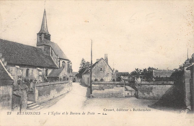 Cpa 60 Rethondes / Eglise Et Bureau De Poste