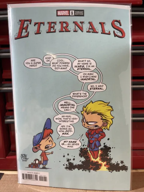 Eternals #1 (2021)Cover F Skottie Young Variant! High Grade!