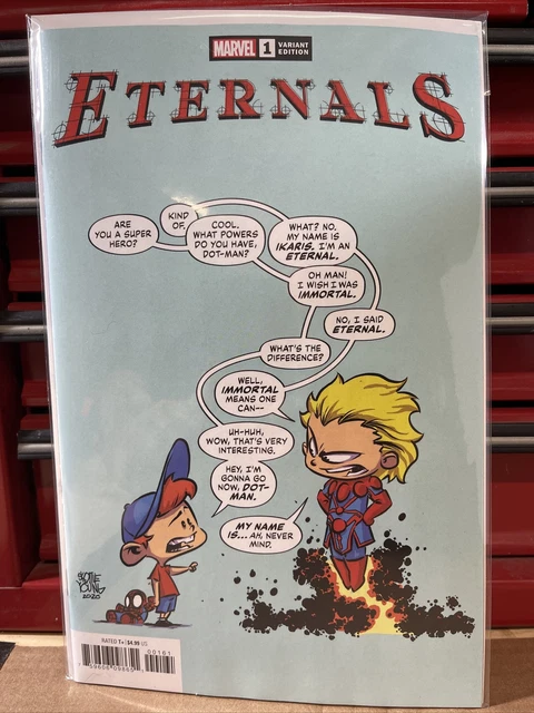 Eternals #1 (2021)Cover F Skottie Young Variant! High Grade!