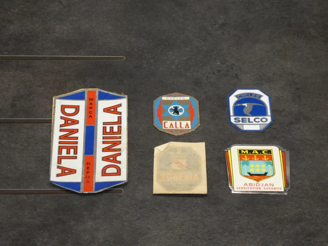 Lot De 4 Autocollants Vélo Columbus Forcella - Neufs - Décoration Cadre