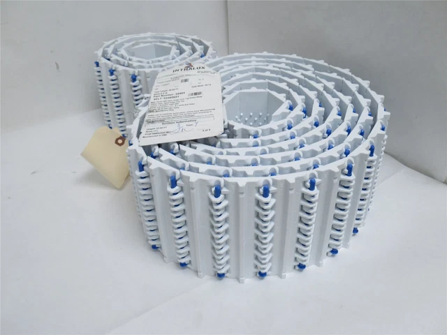 228469 Old-Stock; Intralox 53480031-19.65 Open Hinge Cone Top Belt 6"W x 9.68'L