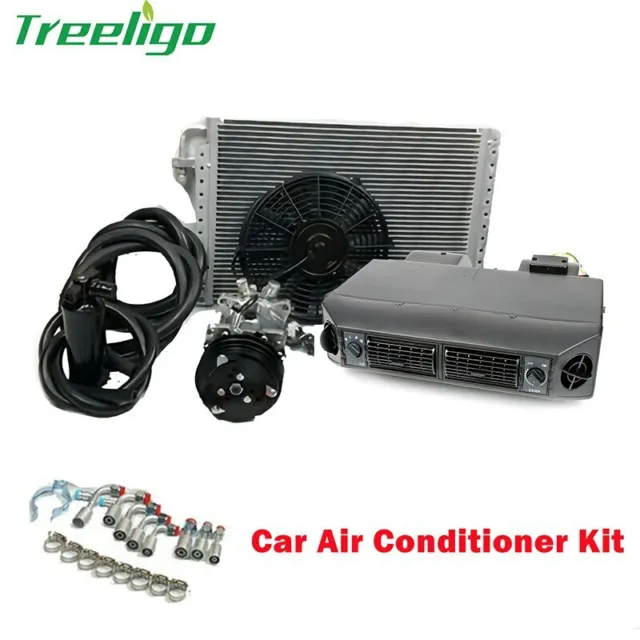 12V Cooling Underdash Air Conditioning Conditioner A/C Kit Universal Auto Car 2