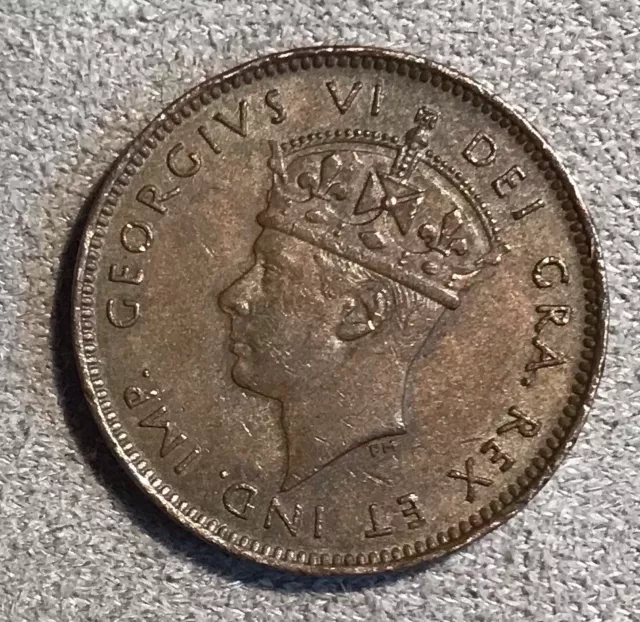 1941 C 1 Cent Newfoundland KM 18 George VI Much Better Condition