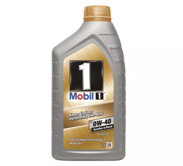 Mobil 1 FS 0W-40 Motoröl 1 Liter MB 229.3 229.5 VW 50200 50500 Porsche A40 NEU