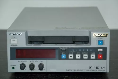 SONY DSR-40 DVCAM MiniDV Mini DV Reproductor de Cintas Grabadora PRO  Digital VCR Cubierta EUR 733,79 - PicClick ES