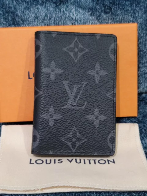 NWT Louis Vuitton Eclipse Graffiti Monogram Pocket Organizer Wallet DS  AUTHENTIC