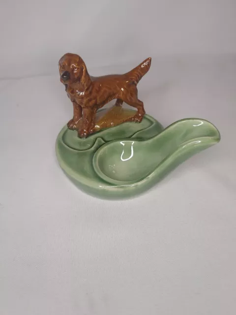 Wade England Irish Red Setter Ornamental Pipe Rest Mint Condition