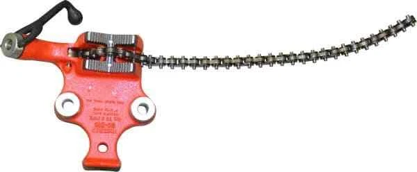 Ridgid 1/8 to 5" Pipe Capacity, Manual Chain Vise