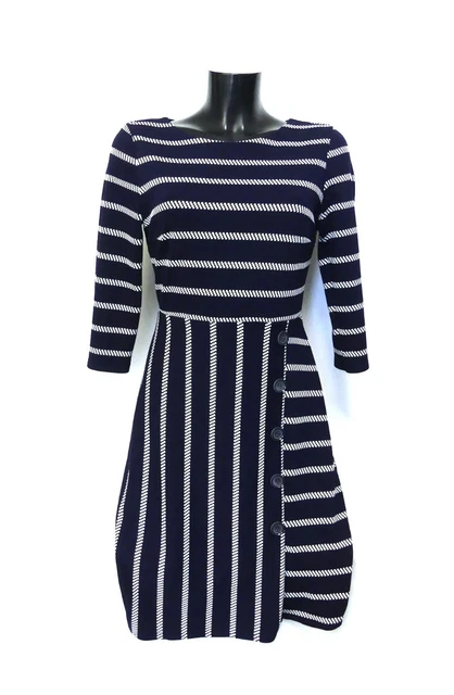 Robe Bleu Marine LMV 'Deep' - Taille 36/38 - Neuve Sans étiquette - Style Moderne
