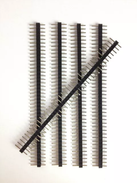 5x Stiftleiste 2 mm | 40 Pins | RM Rastermaß 2mm