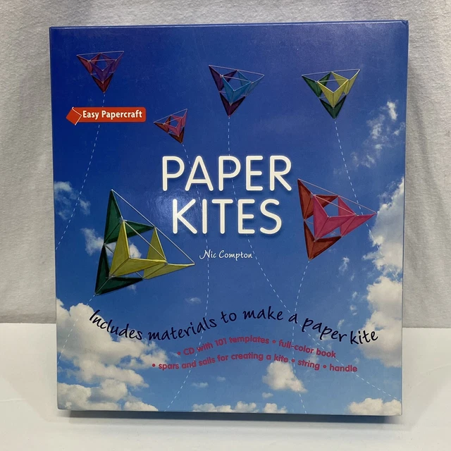 PAPER KITES EASY Papercraft Kit Make And Fly A Paper Kite Nic Compton