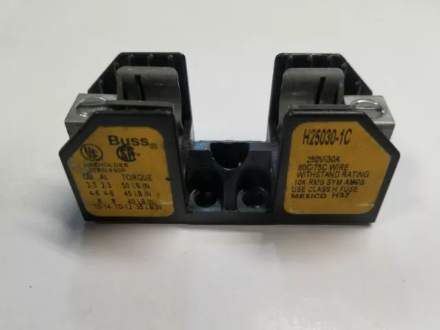 Buss Bussmann, Fuse Holder, H25030-1C, 30A 250V