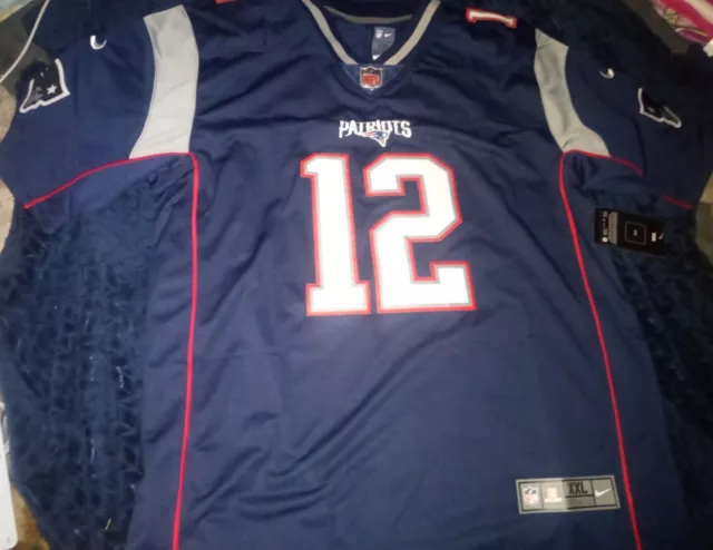 Sz XXL Tom Brady Nike New England Patriots NFL Jersey Brand New