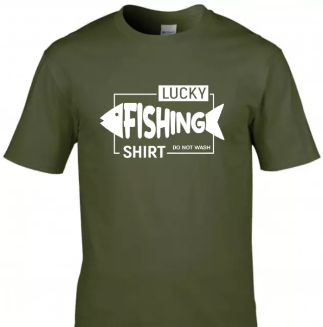 Maglietta da pesca Lucky uomo pesca t-shirt adulti pesca maglietta top