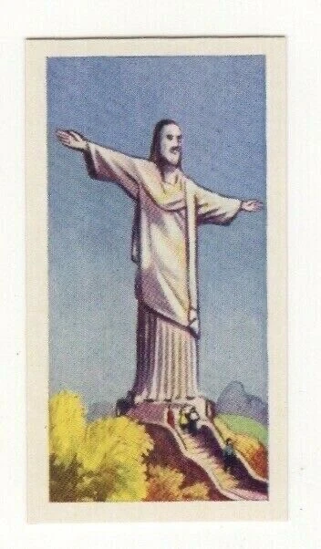 Comet Sweets Modern Wonders 1961. Christ the Redeemer, Rio de Janeiro, Brazil