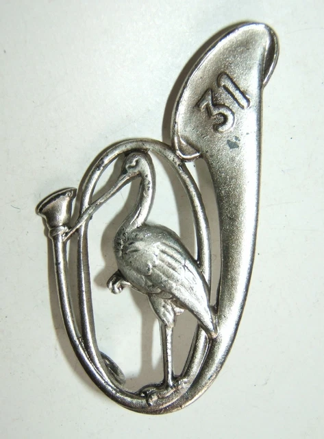 INSIGNE 31° BATAILLON Chasseur A Pied - 31° Bcp-Fabrication Mourgeon EUR 50,00 - FR