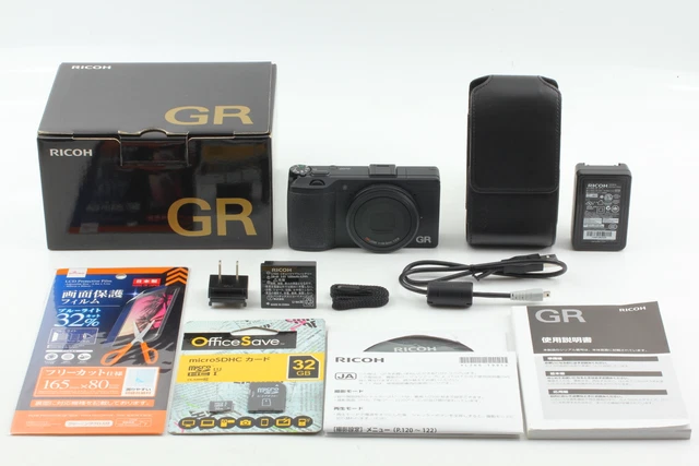 [MINT / Box & Case] RICOH GR 16.2MP Compact Digital Camera Black From JAPAN 3