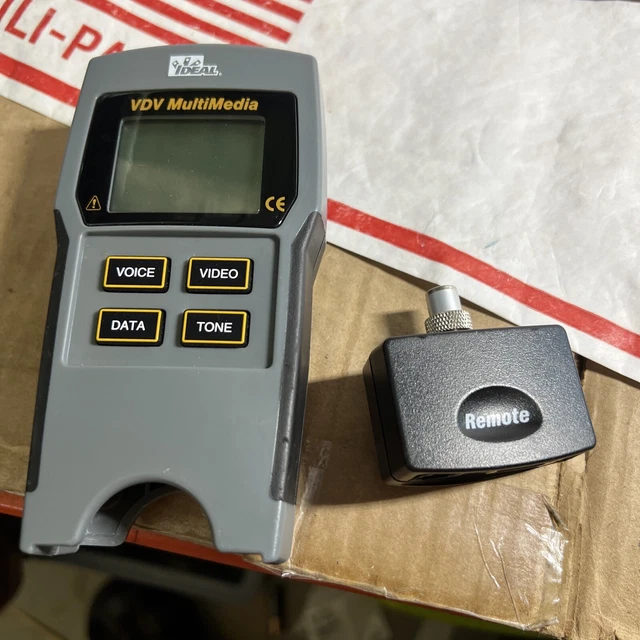 IDEAL 33-856 VDV Multimedia Voice, Data and Video Cable Tester.