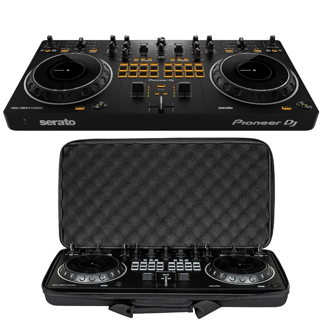 PIONEER DJ DDJREV1 2Deck Serato DJ Lite Controller w/ Headliner Pro