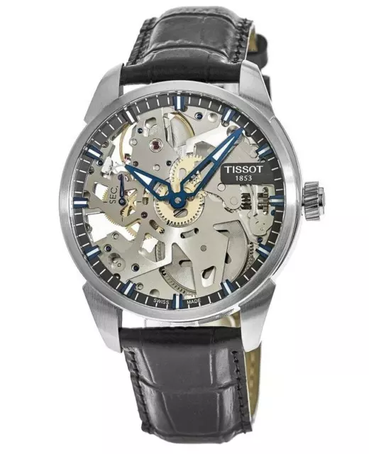 New Tissot T-Complication Squelette Mechanical Men's Watch T070.405.16.411.00