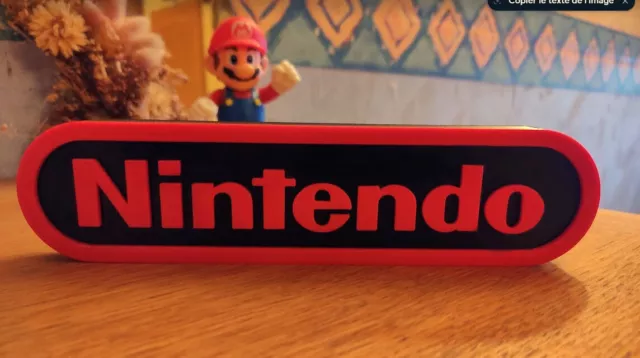 Logo Géant NINTENDO rouge et noir