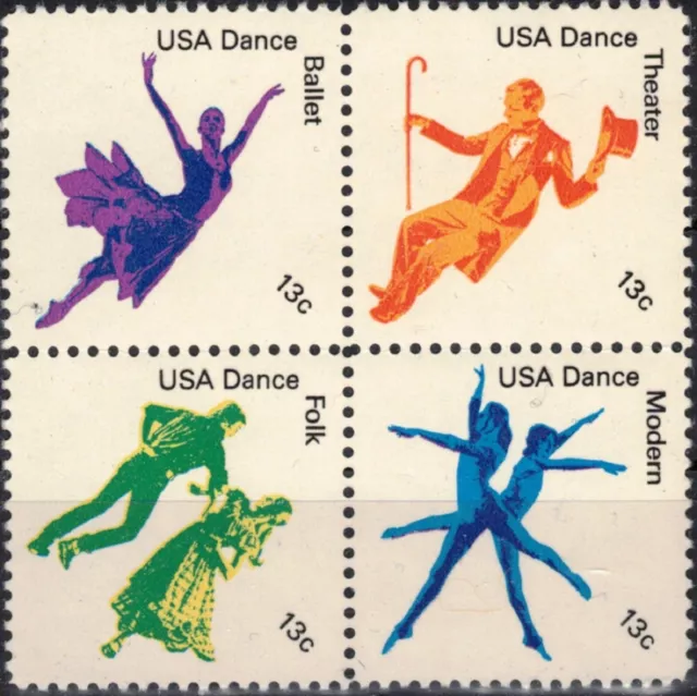 USA 1978 Sc1752a MNH 1block American Dance Issue