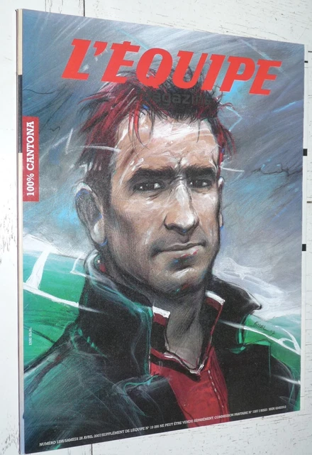Carte Rookie Eric Cantona - AJ Auxerre - Années 80 - The King - Neuf